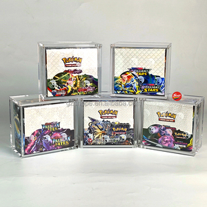 SHP <span class=keywords><strong>pokemon</strong></span> 1ère édition Base Set Booster Box Case Clear Original <span class=keywords><strong>pokemon</strong></span> ETB Box Acrylique Vitrine - Product Image 1