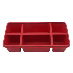 Silicone BPA miễn phí thân thiện với môi gấp 6 lưới nhà bếp Crisper Hộp Ăn Trưa với nắp - Product Image 2