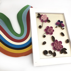 Papier de <span class=keywords><strong>quilling</strong></span> coloré, papier de <span class=keywords><strong>quilling</strong></span> en bande pour l'artisanat - Product Image 1