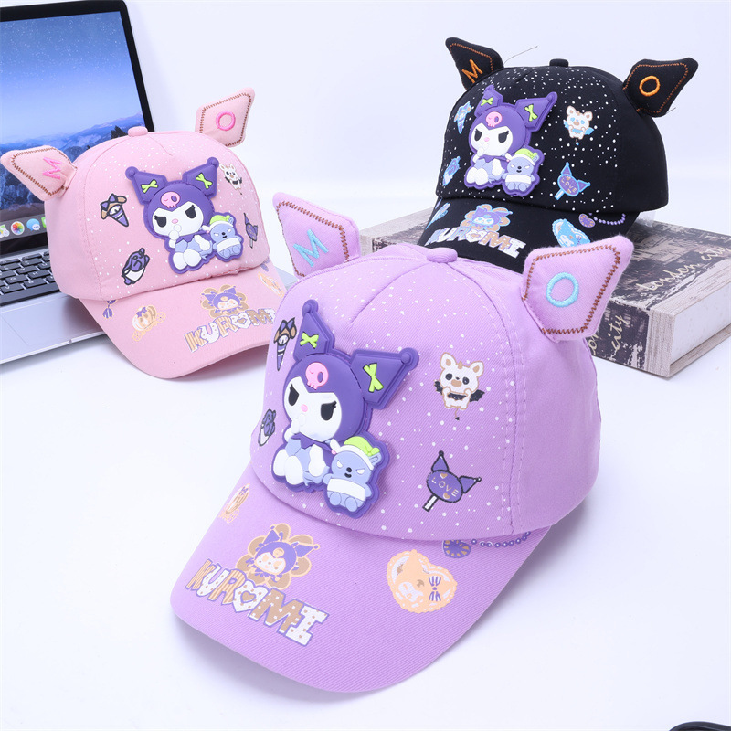 Family Matching Hat - Cute Sanrio 3D Kuromi Baseball Cap display picture 1