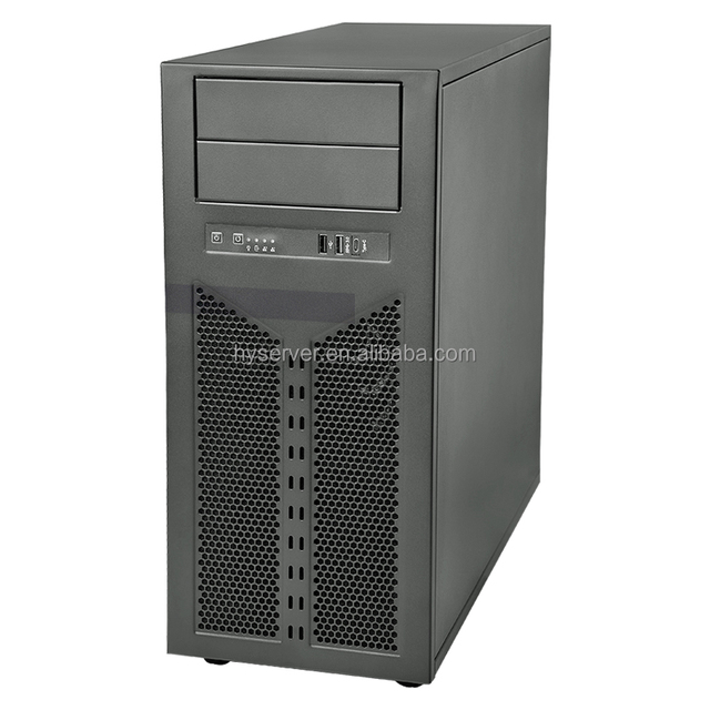ATX Rack Server Case with Multi-GPU 4090 4000 Series Graphics Card Chassis AI Computing Steel USB Ports with Fan in Stock