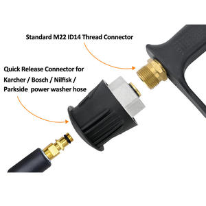 Pistolet à eau électrique haute pression compatible Karchers Buses pour lavage de voiture Canon à mousse de neige Adaptateur d'accessoires de nettoyage - Product Image 6