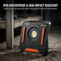 Projecteur LED rechargeable 18V, double mode, alimentation AC230V ou batterie, compatible avec les outils multifonctions