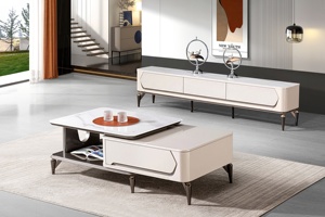 Gabinete de pared de mármol para café, mesas de <span class=keywords><strong>Mesa</strong></span>, diseño de chimenea, soportes para bajos, Unidad de Tv portátil de lujo Meuble para dormitorio - Product Image 3