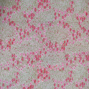Tela Georgette de seda bordada a mano con estampados - Product Image 1