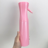 Atomizador de PET Personalizable de 160ml/200ml/250ml/300ml 5oz con Pulverizador de Niebla Fina, Impresión Serigráfica, Rosa, Azul, Violeta, Reutilizable, para Cuidado Personal