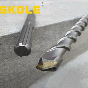 Forets <span class=keywords><strong>SDS</strong></span> MAX 28 mm en carbure YG8 à pointe plate pour béton et maçonnerie, fixation rapide, garantie 3 ans - Product Image 1