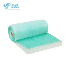 High Temperature Synthetic Medium Efficiency Fiberglass Bag Industrial Pocket F5 F6 F7 F8 F9 Air Filter Media Roll