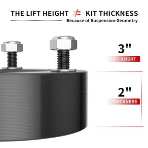 2 "2.5" ด้านหน้า shock spacer ชุดยกระดับสำหรับ2003-2018การเดินทาง2005-2008<span class=keywords><strong>เครื่องหมาย</strong></span> LT 2004-2024ฟอร์ด F150 4WD 2WD - Product Image 4