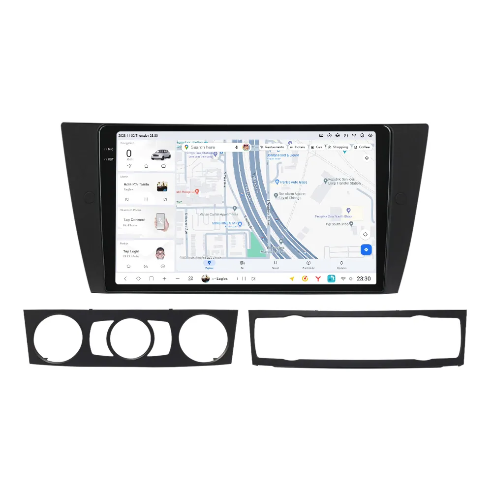 DUDU7 GPS mobil cerdas android 13 12, GPS mobil cerdas android 13 12 + 512GB, navigasi mobil untuk BMW 3 Series E90 2005-2013 A7870-888 Dual band