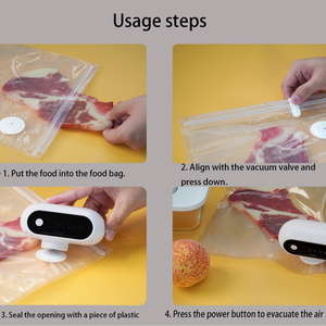 QY Sacs sous vide alimentaire les plus vendus pompe à vide électrique-mini type portatif domestique - Product Image 3