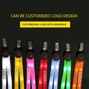 Cordón Multifuncional de Moda con Luces LED, Cordón Luminoso de Halloween con Impresión de Logotipo LED, Cordón de Lujo con Luces LED, Correa para el Cuello con Luces LED - Product Image 6