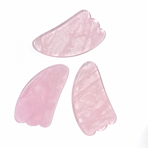 High quality Authentic Rose Quartz Gua Sha Stone for Face Body & Neck Sculpting - Product Image 6