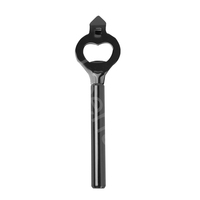 Outils de barre Magnétique Facile Ouvre-bouteille de Bière Rond En Acier Inoxydable Argenté Poignée Ouvre-bière