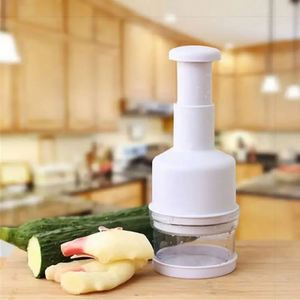 <b>Kitchen</b> <b>Gadget</b> Manual Garlic Vegetable Chopper Press Multi-function Stainless Steel Blades Sustainable Onion Cutter - Product Image 2