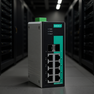 สวิตช์อุตสาหกรรม Moxa EDS-G308-2SFP-T Gigabit Unmanaged แบบ 8 พอร์ต - Product Image 3