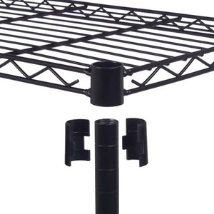 Commercial Heavy-Duty <strong>4-Tier</strong> Steel Wire Shelving Unit NSF Certified Garage <strong>Storage</strong> Organizer Rack 550lbs Capacity Per <strong>Shelf</strong> - Product Image 3