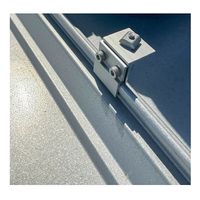 Colliers de fixation réglables en alliage d'aluminium de qualité supérieure pour accessoires de montage photovoltaïque