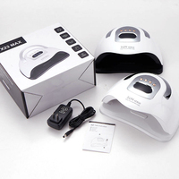 Lampe à ongles UV LED professionnelle 380W SUN X23 MAX - Séchoir à ongles de la plus haute puissance pour tous les gels avec capteur intelligent et poignée portable