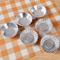 Moules à tartelettes jetables en aluminium et PP antiadhésifs pour la cuisson