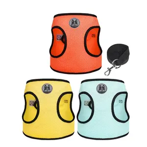 Venta al por mayor de arnés de perro de neopreno DIY conjunto ajustable Reversible de lujo personalizado arnés para mascotas mascota promocional - Product Image 4