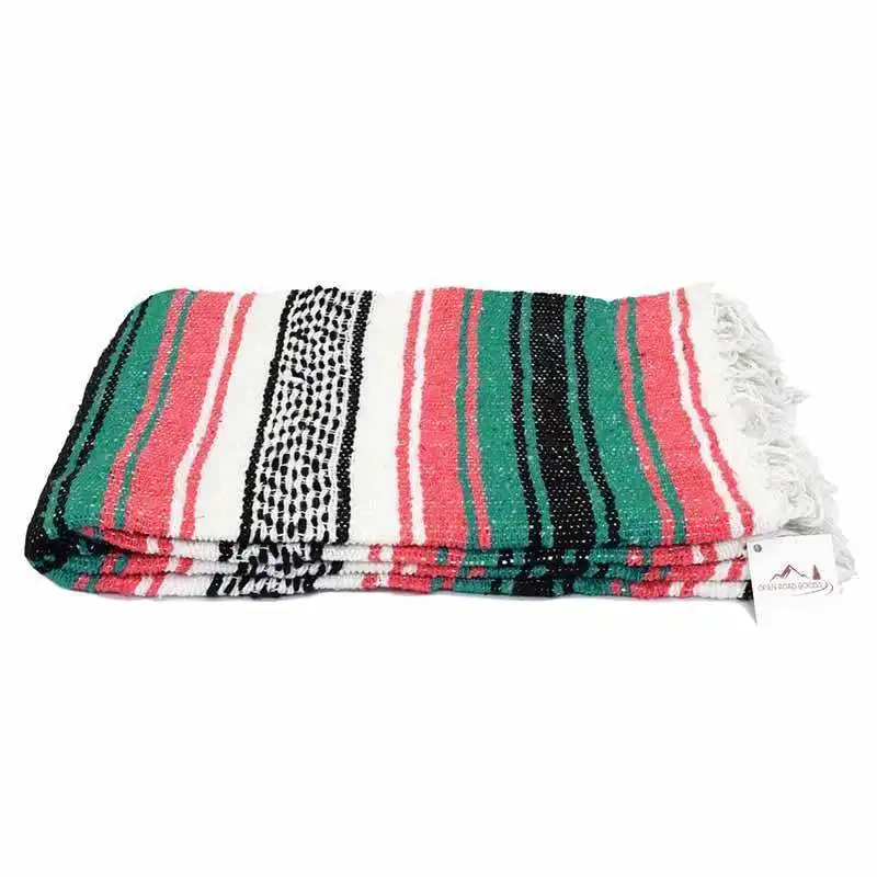 130X170CM Bedroom Woven Mexican Beach Blanket Sofa Bed Flag Table Home Picnic Mat Blanket Geometry Mat Knit Tassel Throw Blanket