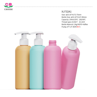 Conteneur en plastique souple HDPE Choebe Choebe de 8 oz (240 ml) avec pompe pour shampoing, après-shampoing, gel douche, lotion, emballage pour gel douche
