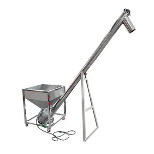 Trasportatore a Coclea Multifunzionale a Velocità Regolabile per Carbone, Cemento e Polveri con Tramoggia - Product Image 3