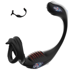 Vibrador de próstata para hombres, masajeador de conversión de frecuencia, tapón Anal de silicona portátil, se convierte en un juguete humano - Product Image 1