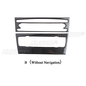 Pour BMW Série 3 E90/92/93, cadre décoratif pour panneau de climatisation CD, autocollant en fibre de carbone, cadre de navigation automobile, autocollant pour voiture - Product Image 6