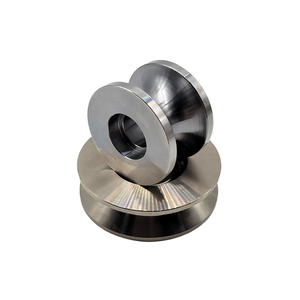 Ruedas de pista de aluminio U/V/H-Groove Cuerda de alambre Poleas de elevación pequeñas Guía direccional de acero inoxidable Individual - Product Image 4