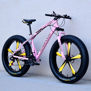 Bicicletta da Montagna per Adulti da Uomo con Telaio in Acciaio da <span class=keywords><strong>26</strong></span> 27,5 29 Pollici, <span class=keywords><strong>Bici</strong></span> da Neve Fat Tire per <span class=keywords><strong>Downhill</strong></span> a 21 Velocità da Tianjin, Cina - Product Image 5