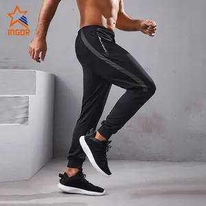 Venda direta da fábrica homens activewear lisa corrida calças esportiva para homem