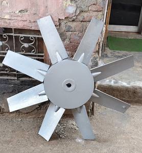 Hélice de ventilateur axial en alliage d'aluminium à haute efficacité pour les systèmes de refroidissement et de ventilation industriels - Product Image 1