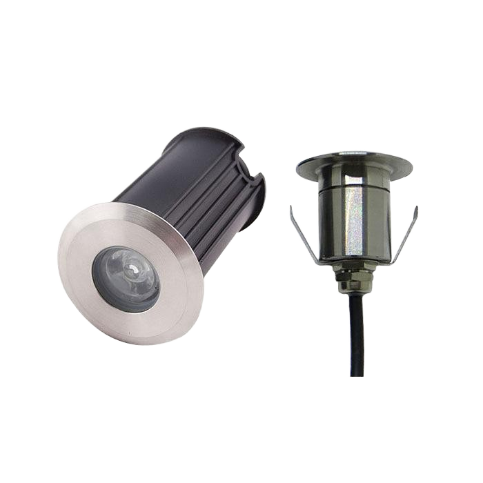 Stainless Steel IP68 Rated LED Wall-Mounted Swimming Pool Light 3W 1W RGB 12V Underwater