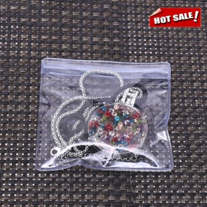 กระเป๋าซิปพีวีซีใสแบบฝ้ารีไซเคิลได้ออกแบบมาสำหรับต่างหูสร้อยคอนาฬิกาเครื่องประดับ - Product Image 6
