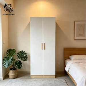 Armario de 4 puertas de madera MDF, diseño nuevo, muebles para el hogar, fabricado en China, mejor precio, logotipo personalizado, gran stock listo para enviar. - Product Image 4