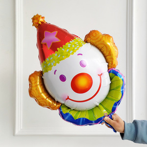 Globo de Aluminio Impreso en 3D Ecológico de 6 Colores con Tema de Payaso para Decoración de Fiestas de Carnaval, <span class=keywords><strong>Feliz</strong></span> <span class=keywords><strong>Cumpleaños</strong></span> Niños - Product Image 5