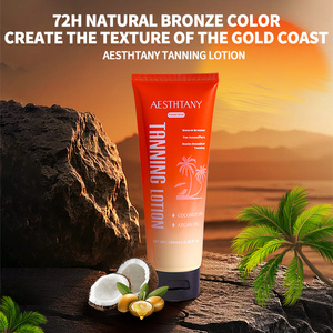 Crema Abbronzante Vegana alle Erbe con Vitamina C, Delicata e Idratante, per il Corpo, Ideale per l'Uso Estivo in Spiaggia, Tonalità Media - Product Image 3