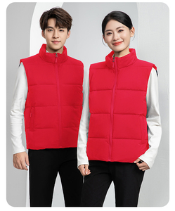 Invierno nueva moda Casual a prueba de viento <span class=keywords><strong>acolchado</strong></span> cálido <span class=keywords><strong>chaleco</strong></span> <span class=keywords><strong>acolchado</strong></span> exposición de la empresa ropa de <span class=keywords><strong>trabajo</strong></span> voluntario se puede personalizar el logotipo - Product Image 3