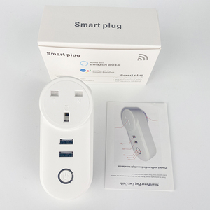 Reino Unido enchufe 16A adaptador de salida ABS USB enchufe voz Smart Life App Control Google Home Yandex Alice Tuya Wifi inteligente eléctrico - Product Image 6