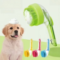 Accessoires pour animal Produit de toilettage Distributeur de shampoing Chien Chat Nettoyage Douche Brosse de bain pour animal