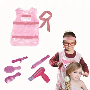 Hair Salon Play House Make Up Games Hair Stylist Girl Beauty Toy Set Role Play Costume Toy Set for Cosplay and dress up Party