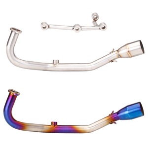Kit d'échappement complet SYM JETS <span class=keywords><strong>125</strong></span>, silencieux, tuyau de liaison intermédiaire en acier inoxydable pour SYM JETS <span class=keywords><strong>125</strong></span> - Product Image 3