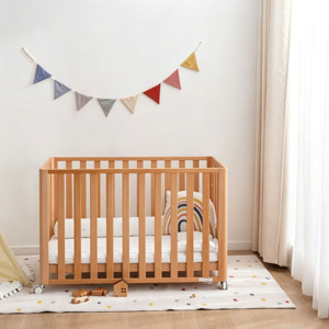 Cuna de Madera para Bebé 4 en 1 Convertible, Cama para Bebé con Certificación CPC/ASTM, Cuna de Madera para Recién Nacido - Product Image 2