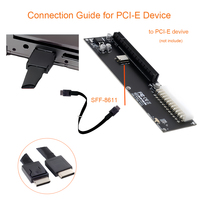 Cable de Extensión de Alta Velocidad para Servidor PCIE Oculink SFF 8611 4I a MINI SAS SFF-8611 4I, Macho a Macho, 50CM 100CM