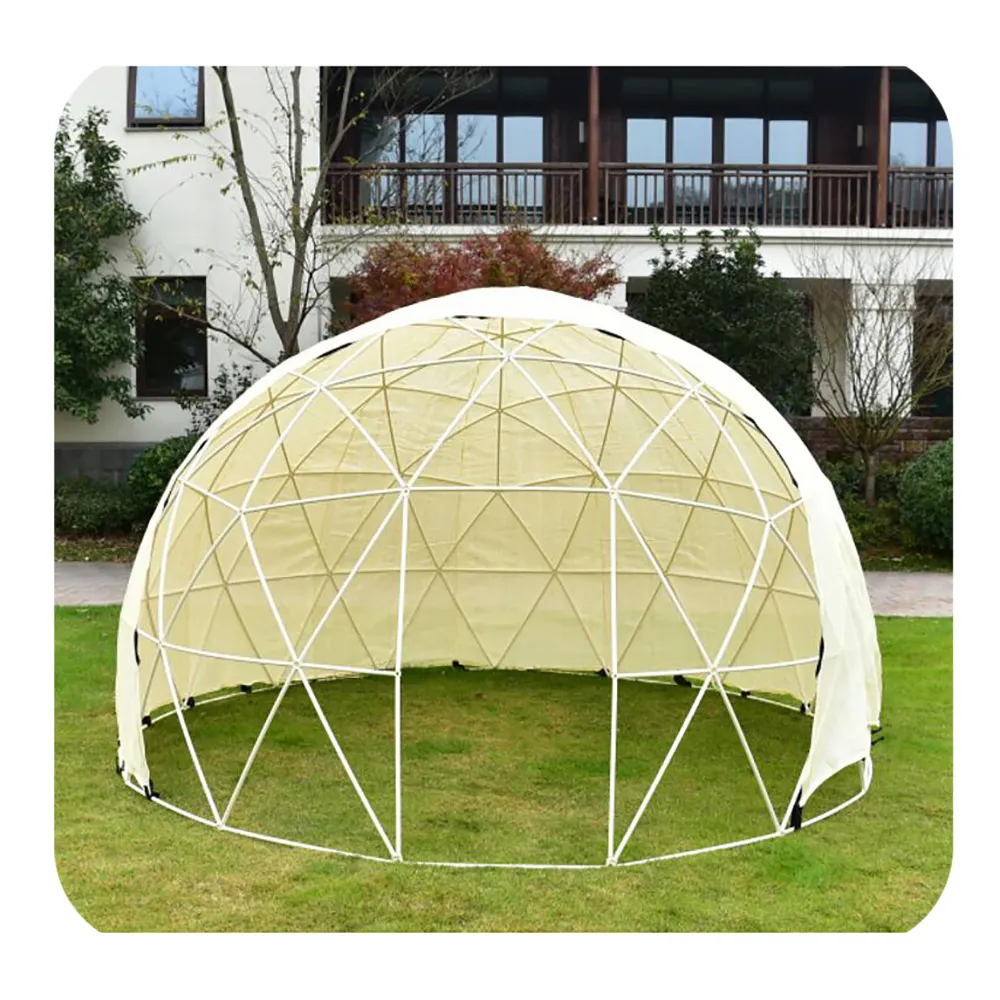 Invernadero de plantas de plástico con forma de media BOLA DE Winslow & Ross exterior invernadero de cúpula de 2,2 m de altura
