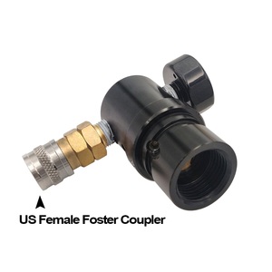 Fourniture directe d'usine HPA régulateur basse pression 0-200psi Paintball Mini MR GEN2 régulateur avec coupleur américain <span class=keywords><strong>Foster</strong></span> - Product Image 2