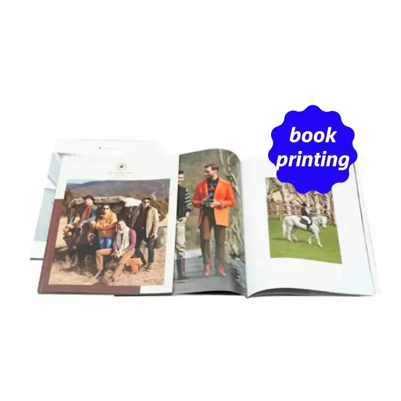 Hızlı teslimat özel fotoğraf kitap baskı sanat kaplamalı kağıt tam renkli A3 A4 A5 yumuşak kapak ucuz dergiler baskı hizmetleri