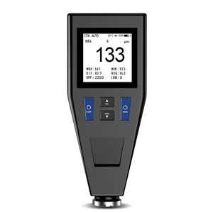 Car Paint Thickness Gauge 0.1 um Resolution Digital Coating Thickness Meter Tester 360 Rotating Display USB Rechargeable